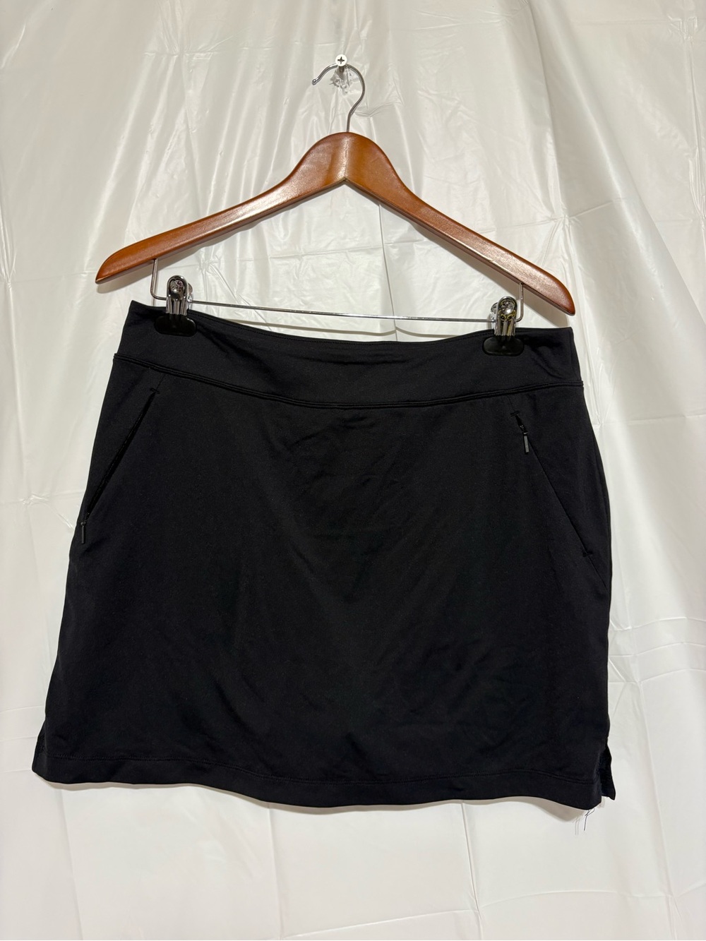 Tommy Bahama Black Athletic Skort with Zip Pockets